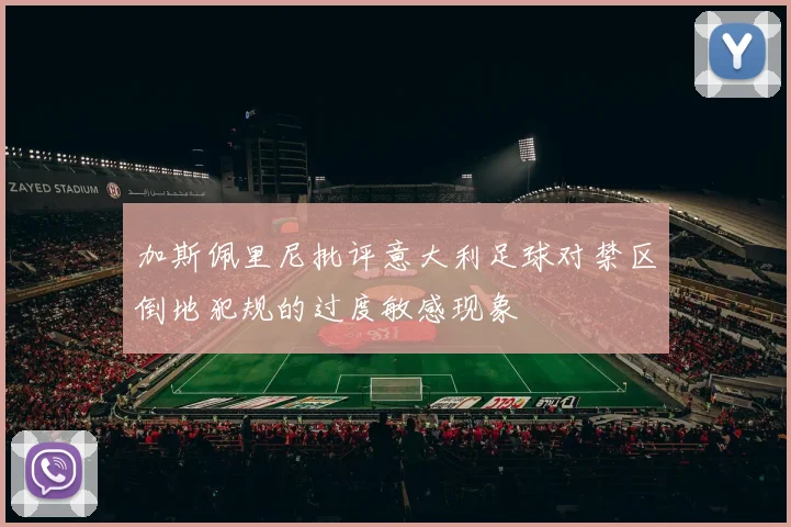 加斯佩里尼批评意大利足球对禁区倒地犯规的过度敏感现象